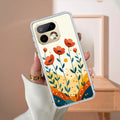 Hillside Bloom Transparent Silicon Case For Realme 8 4G / Realme 8 Pro