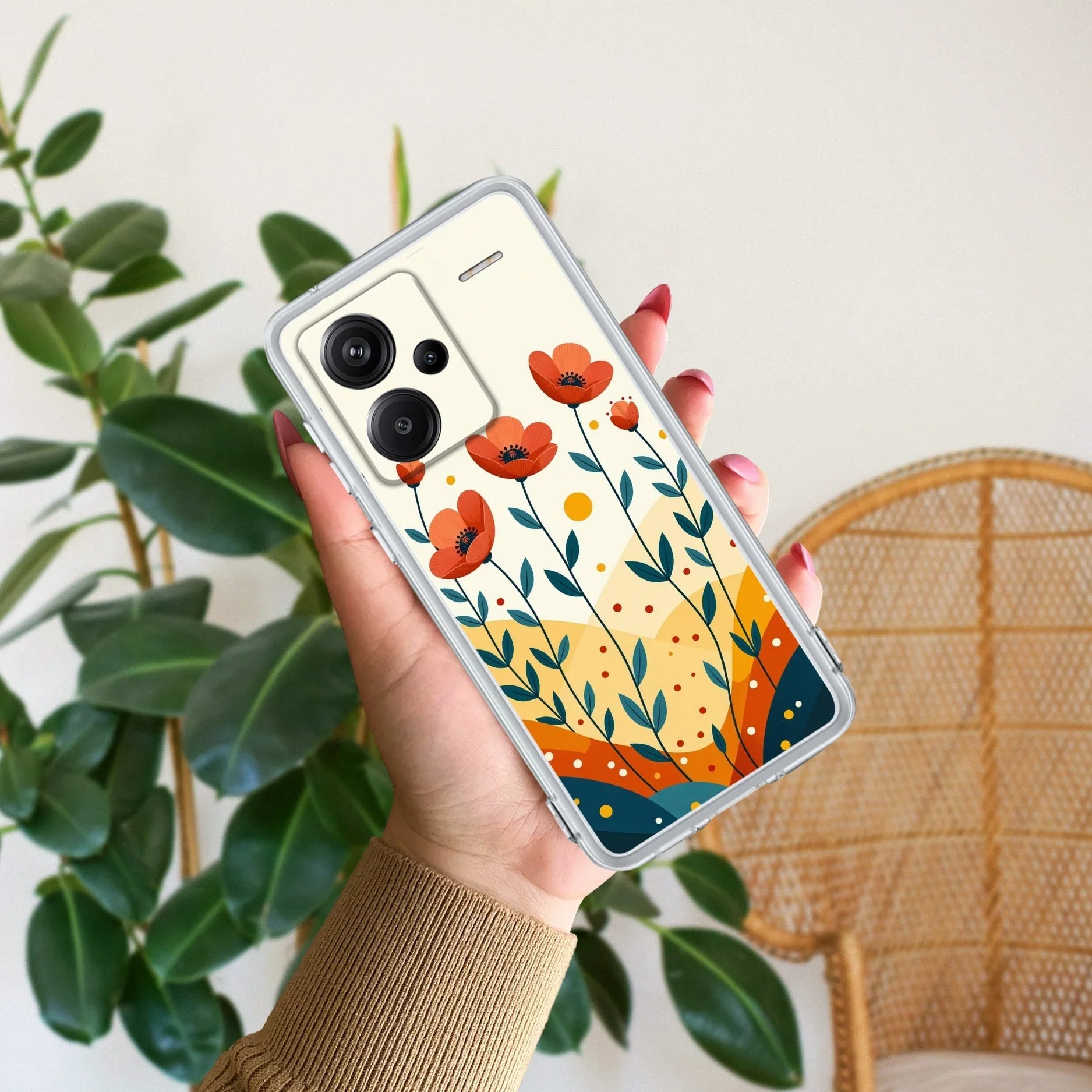 Hillside Bloom Transparent Silicon Case For Redmi/Xiaomi - ShopOnCliQ