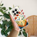 Hillside Bloom Transparent Silicon Case For Redmi Note 14 Pro Plus 5G