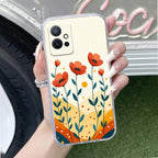 Hillside Bloom Anti Yellow Case For Vivo T1 5G