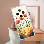 Hillside Bloom Transparent Silicon Case For Vivo Y200e 5G