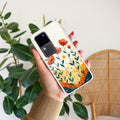 Hillside Bloom Transparent Silicon Case For Vivo V30 Pro 5G
