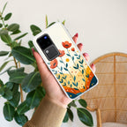 Hillside Bloom Transparent Silicon Case For Vivo V30 Pro 5G
