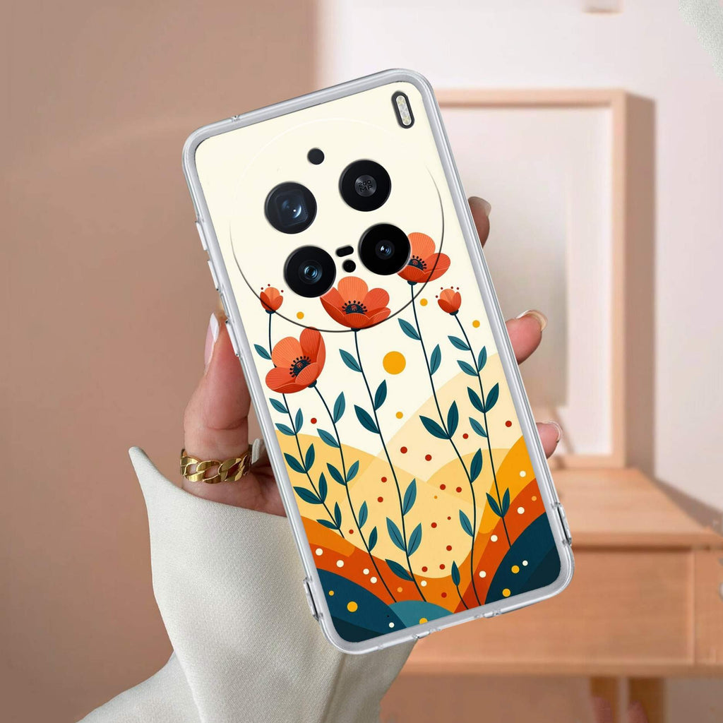 Hillside Bloom Anti Yellow Case For Vivo X200 Pro 5G