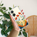 Hillside Bloom Transparent Silicon Case For Vivo Y27 4G