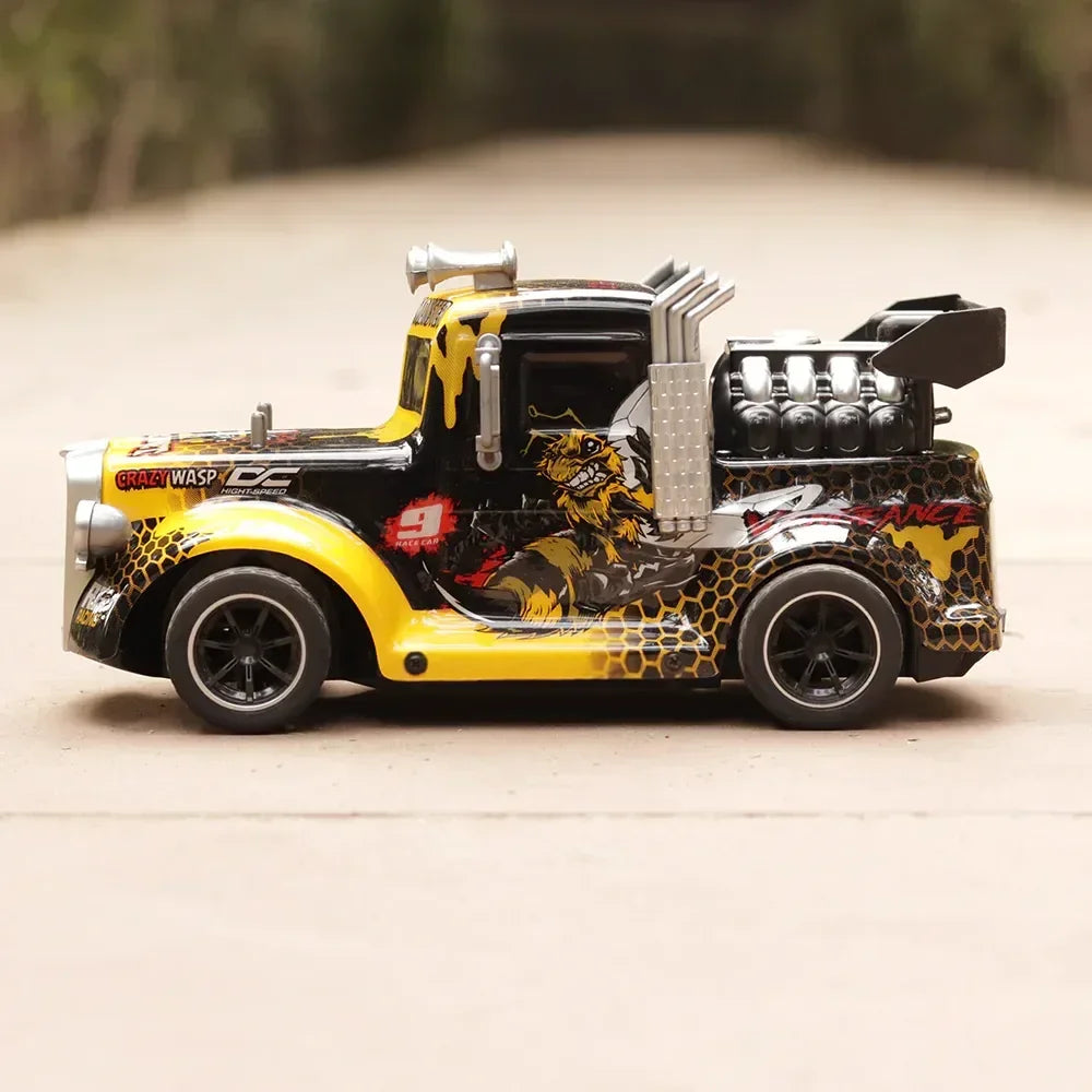 Rechargeable Remote Control Truck with 2.4GHz Frequency, Steam & LED Light Effects - ShopOnCliQ