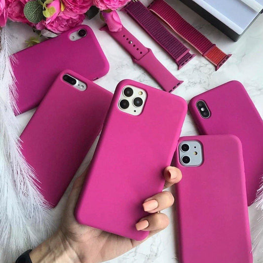 iPhone  Liquid Silicon Case   (Dragon fruit) ShopOnCliQ