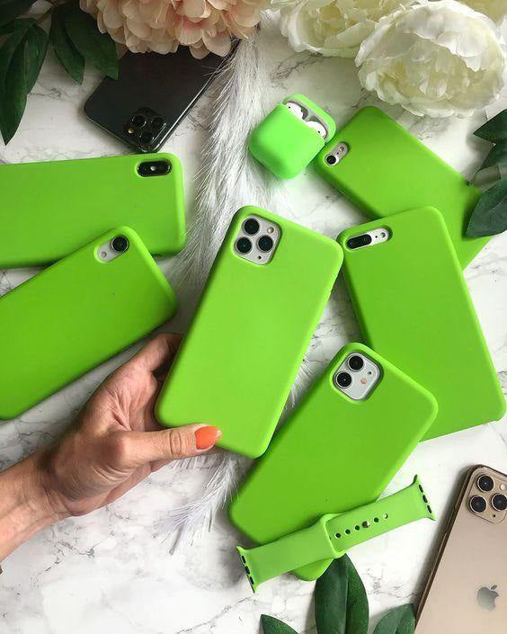 iPhone  Liquid  Silicon  Case (Grass Green) ShopOnCliQ