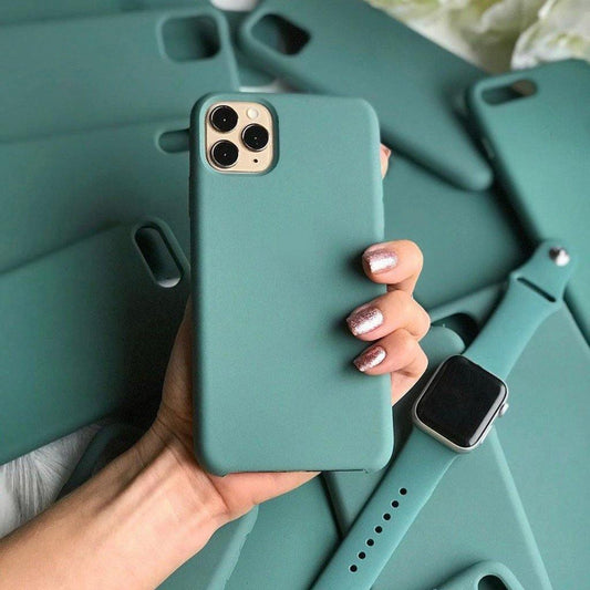 iPhone  Liquid  Silicon  Case (Pine Green) ShopOnCliQ