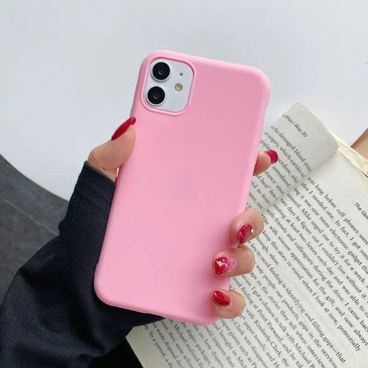 iPhone Liquid Silicon Case (Pink) - ShopOnCliQ