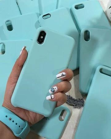 iPhone  Liquid  Silicon  Case (Sea Blue) ShopOnCliQ