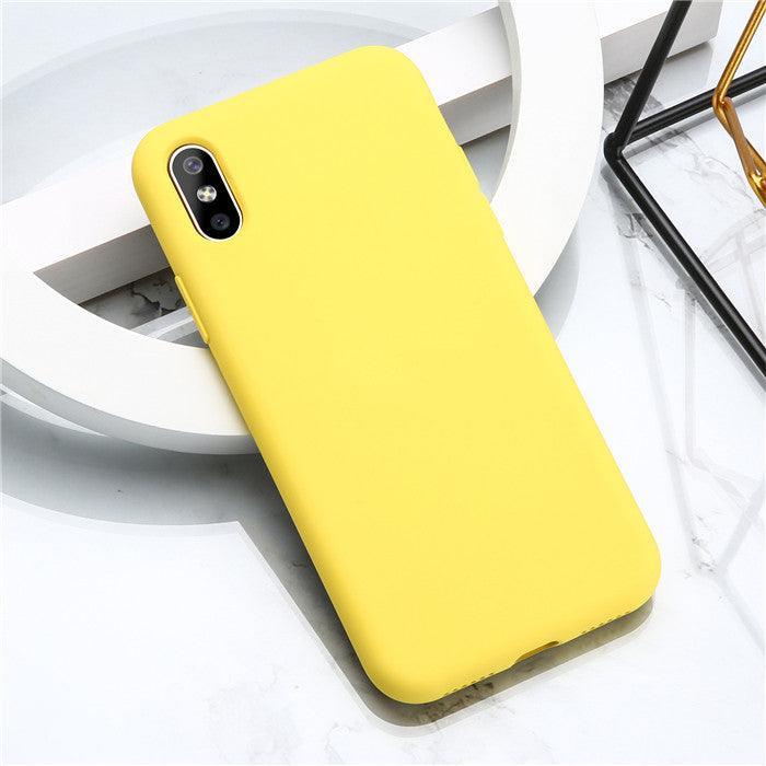 iPhone Liquid Silicon Case (Yellow) - ShopOnCliQ