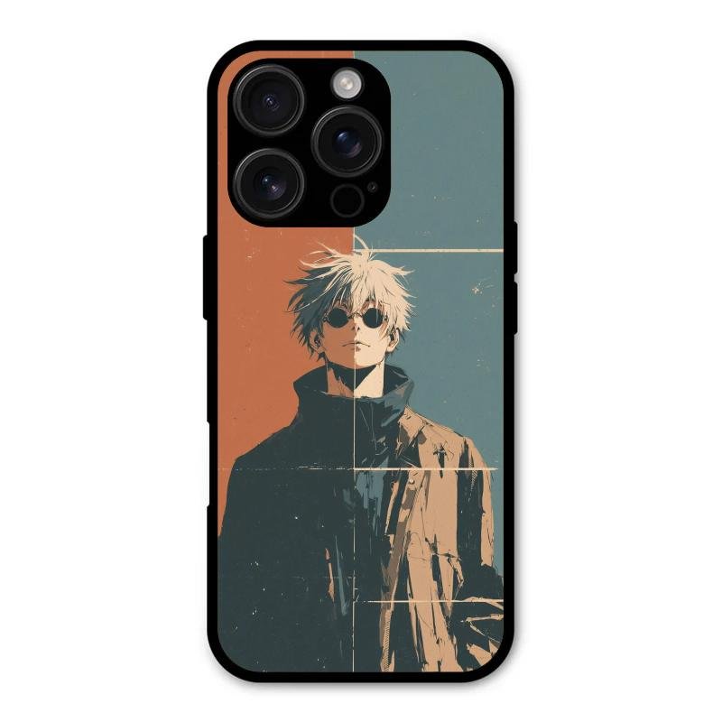 Infinity King Glass Case Cover For iPhone 16 Pro Max