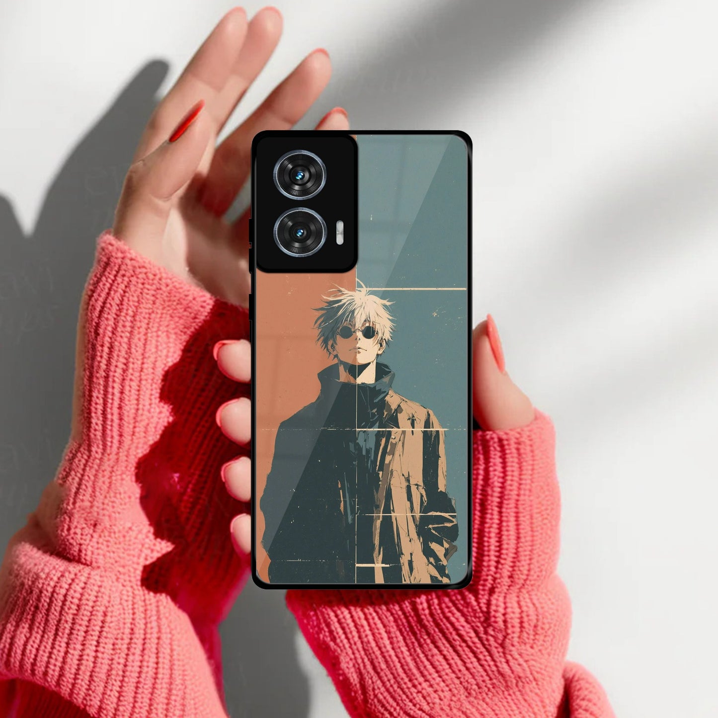 Infinity King Glass Case Cover For Motorola