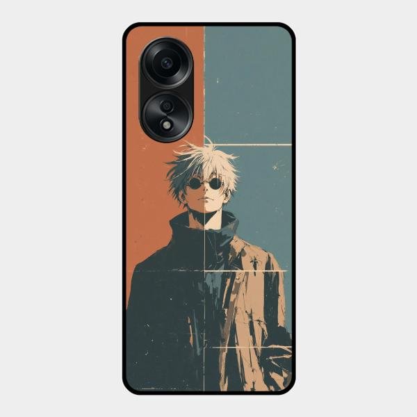 Infinity King Glass Case Cover For Oppo A58