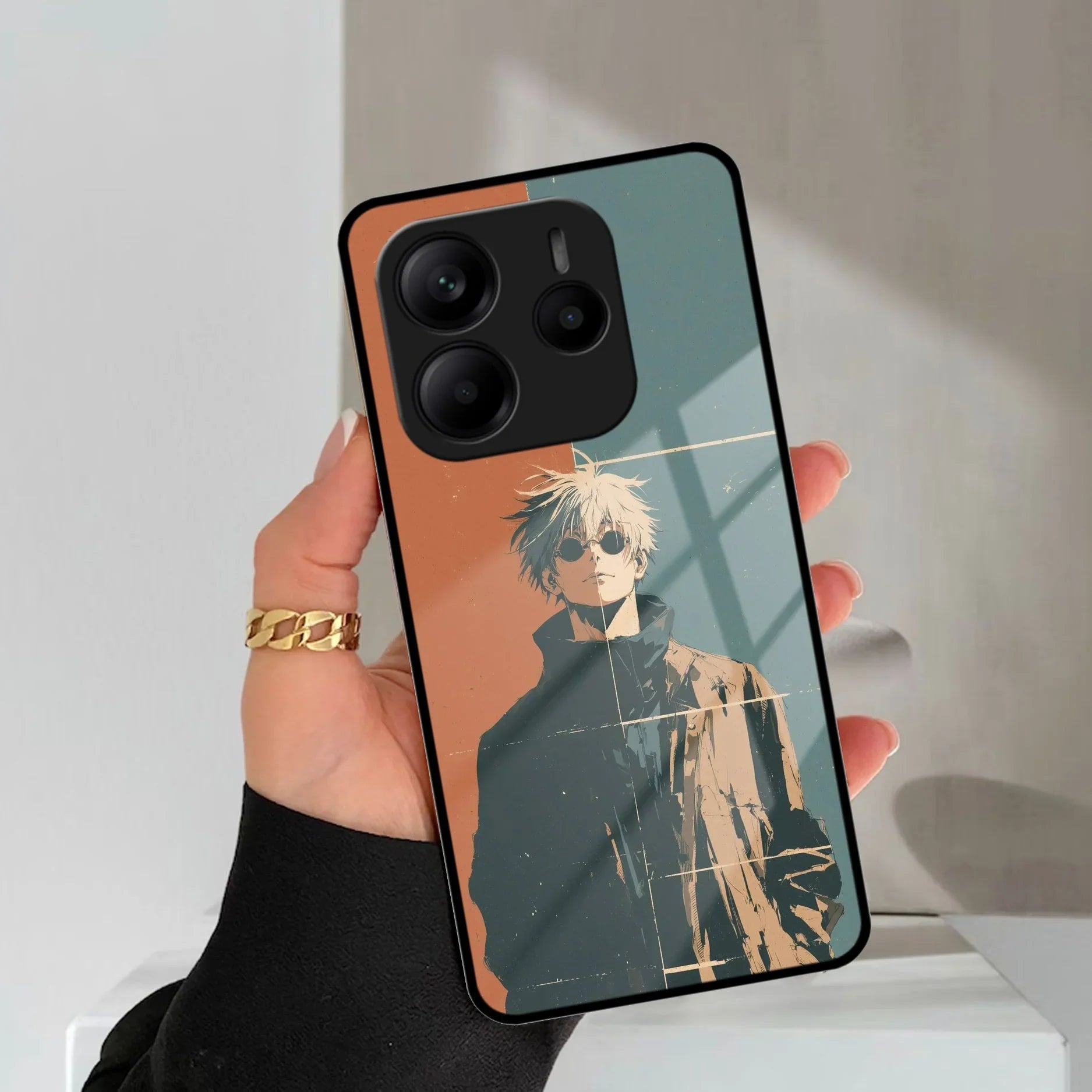 Infinity King Glass Case Cover For Redmi - ShopOnCliQ