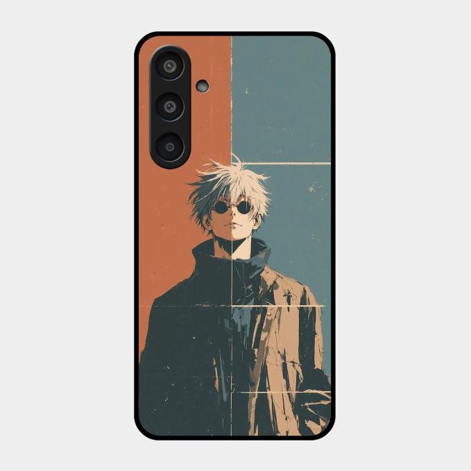 Infinity King Glass Case Cover For Samsung Galaxy M35 5G