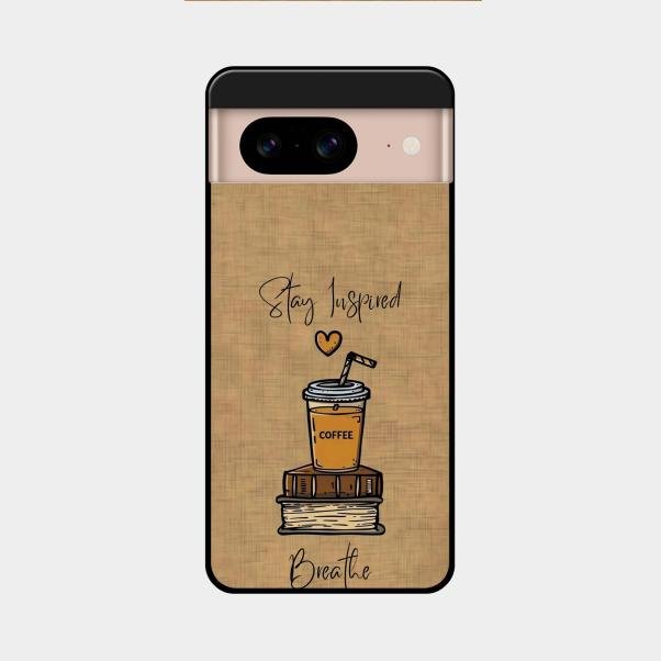 Inspired Sips Glass Case Cover For Google Pixel 8 5G