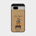 Inspired Sips Glass Case Cover For Google Pixel 8A 5G