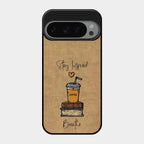 Inspired Sips Glass Case Cover For Google Pixel 9 Pro 5G