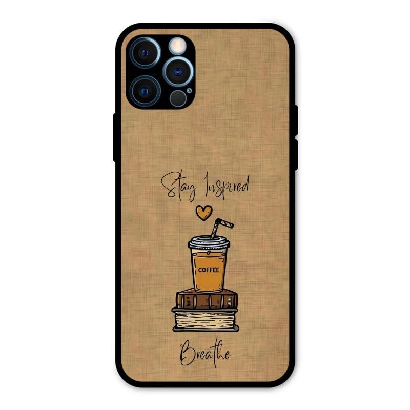 Inspired Sips Glass Case Cover For iPhone 12 Pro Max