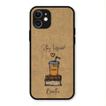 Inspired Sips Glass Case Cover For iPhone 12