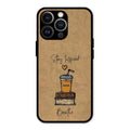 Inspired Sips Glass Case Cover For iPhone 13 Pro
