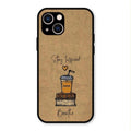 Inspired Sips Glass Case Cover For iPhone 13