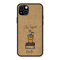 Inspired Sips Glass Case Cover For iPhone 14 Plus