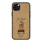 Inspired Sips Glass Case Cover For iPhone 14
