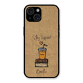 Inspired Sips Glass Case Cover For iPhone 15 Plus