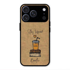 Inspired Sips Glass Case Cover For iPhone 17 Pro