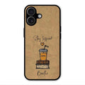 Inspired Sips Glass Case Cover For iPhone 17