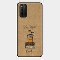 Inspired Sips Glass Case Cover For Iqoo 3 5G