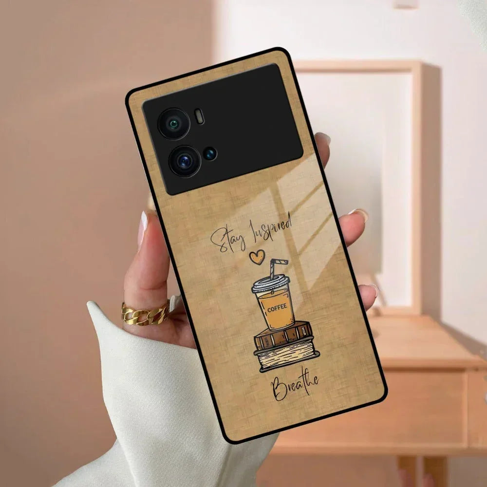 Inspired Sips Glass Case Cover For iQOO - ShopOnCliQ