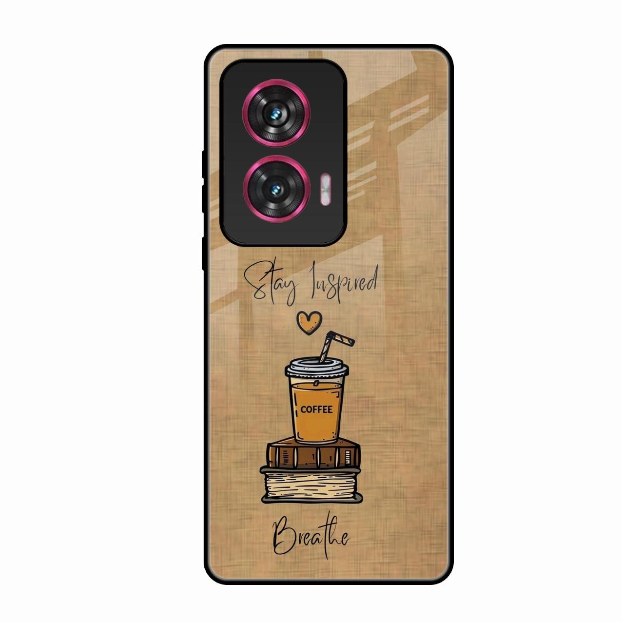 Inspired Sips Glass Case Cover For Motorola Edge 50 Fusion 5G