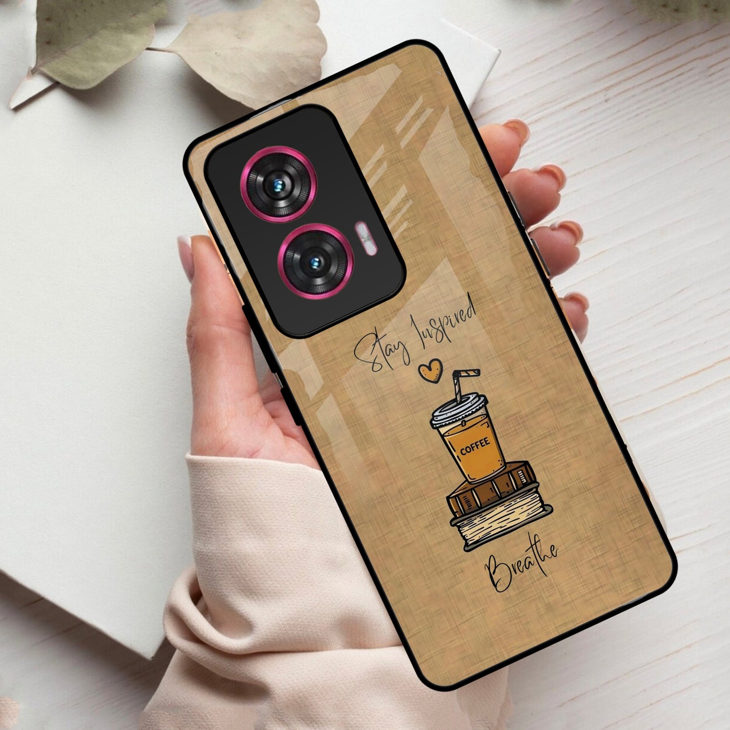 Inspired Sips Glass Case Cover For Xiaomi 14 5G - ShopOnCliQ