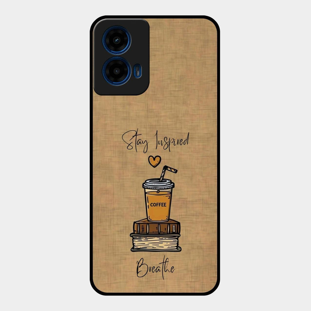 Inspired Sips Glass Case Cover For Motorola G45 5G