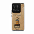 Inspired Sips Glass Case Cover For Motorola G67 Power 5G