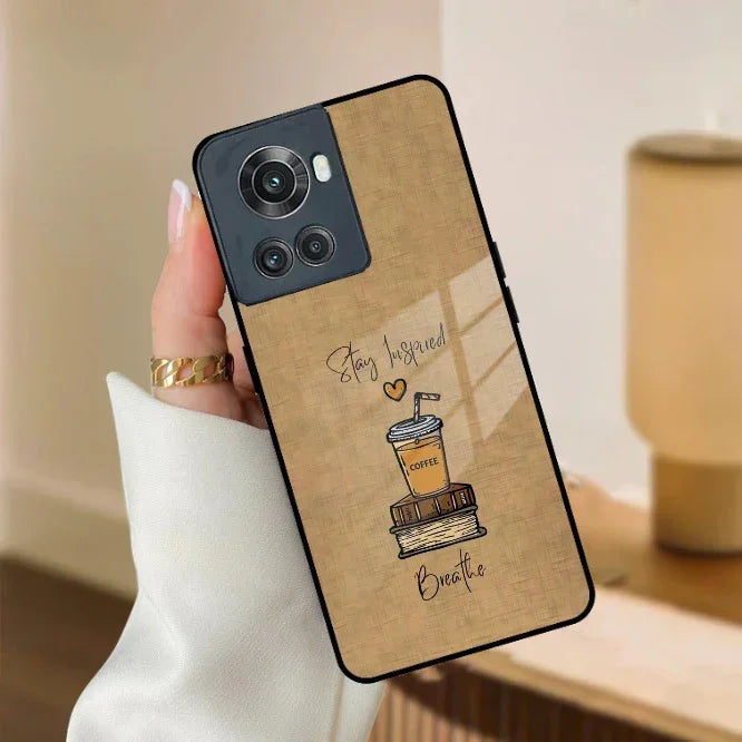 Inspired Sips Glass Case Cover For OnePlus - ShopOnCliQ