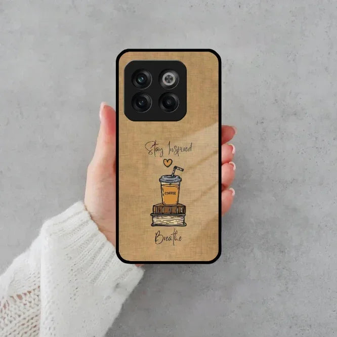 Inspired Sips Glass Case Cover For OnePlus - ShopOnCliQ