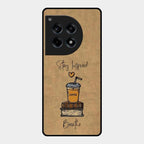 Inspired Sips Glass Case Cover For Oneplus 12R 5G