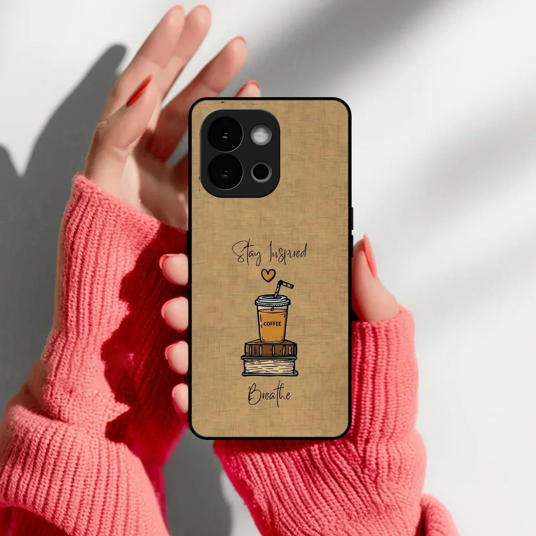 Inspired Sips Glass Case Cover For OnePlus - ShopOnCliQ