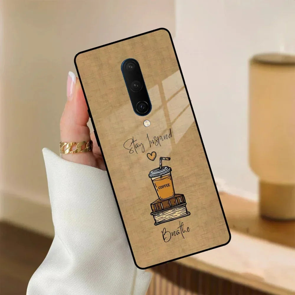 Inspired Sips Glass Case Cover For OnePlus - ShopOnCliQ