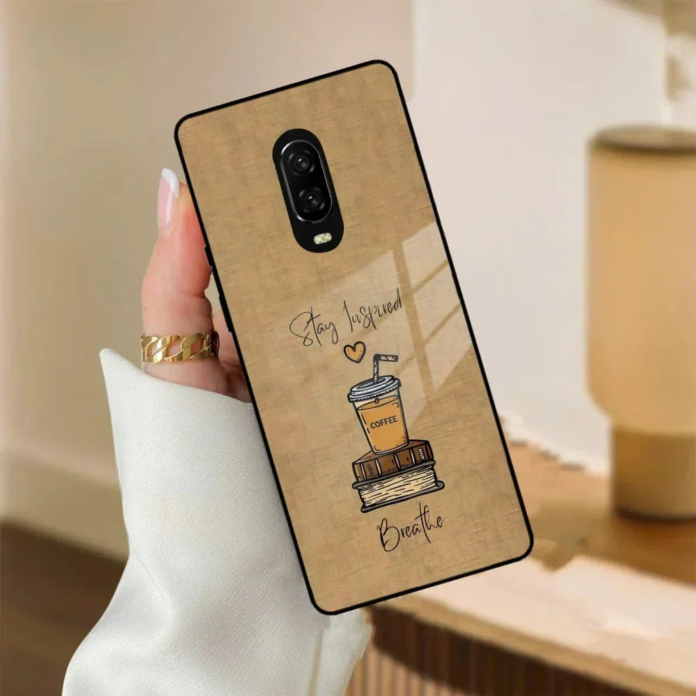 Inspired Sips Glass Case Cover For OnePlus - ShopOnCliQ