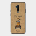 Inspired Sips Glass Case Cover For Oneplus 7T Pro