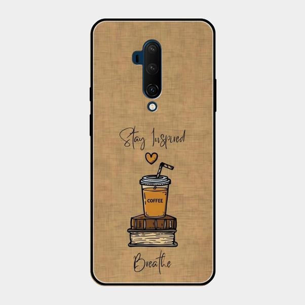 Inspired Sips Glass Case Cover For Oneplus 7T Pro