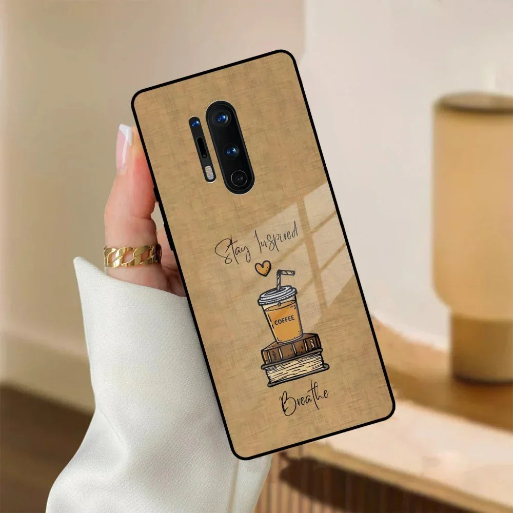 Inspired Sips Glass Case Cover For OnePlus - ShopOnCliQ