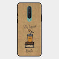 Inspired Sips Glass Case Cover For Oneplus 8