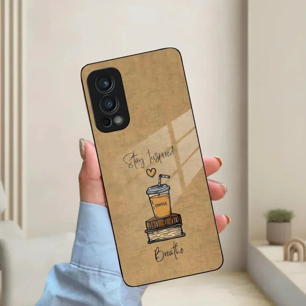 Inspired Sips Glass Case Cover For OnePlus - ShopOnCliQ